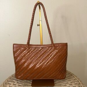 Bembien Ella Handwoven Leather Shoulder Bag